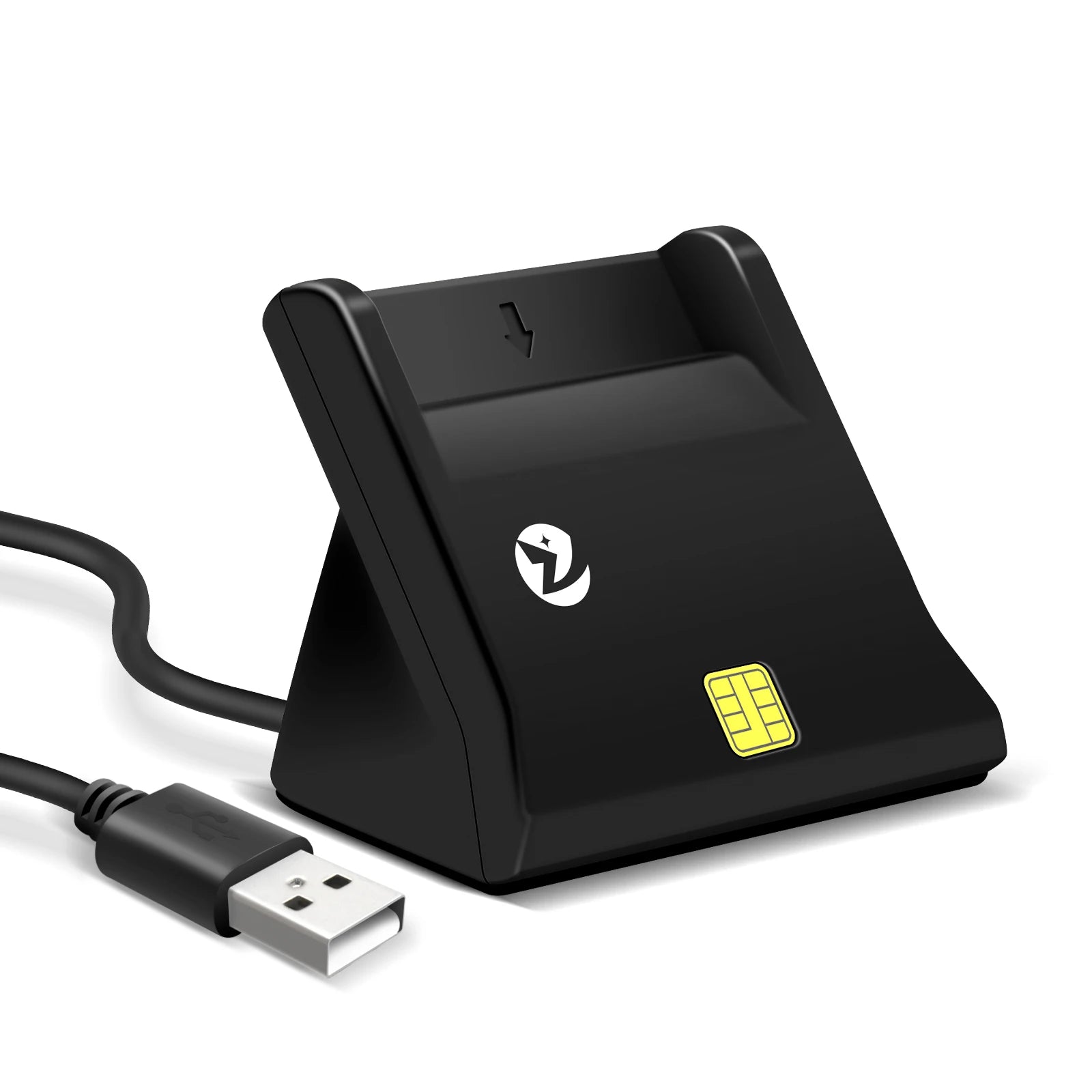 ZOWEETEK USB Card Reader Writer Support EMV CAC ID IC SIM SIS Smart Card Chip Reader Writer Portable ATM Credit Card Readers