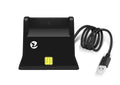 ZOWEETEK USB Card Reader Writer Support EMV CAC ID IC SIM SIS Smart Card Chip Reader Writer Portable ATM Credit Card Readers