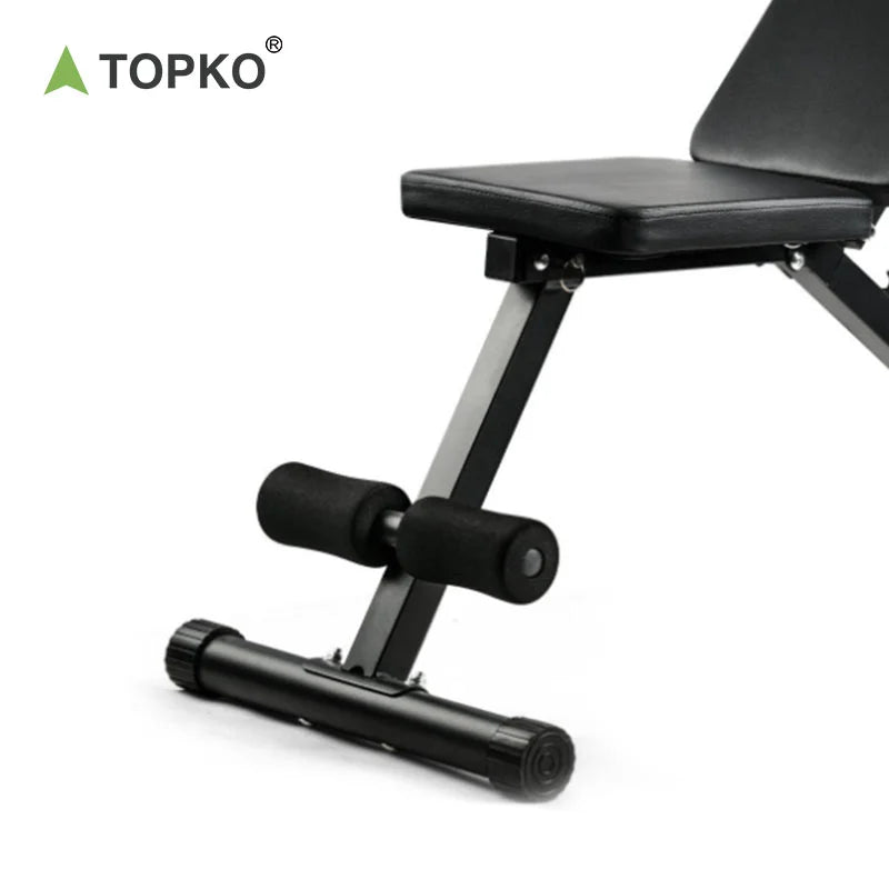 TOPKO US Warehouse Indoor Durable Weight Bench Gym Daily Workout Weight Bench