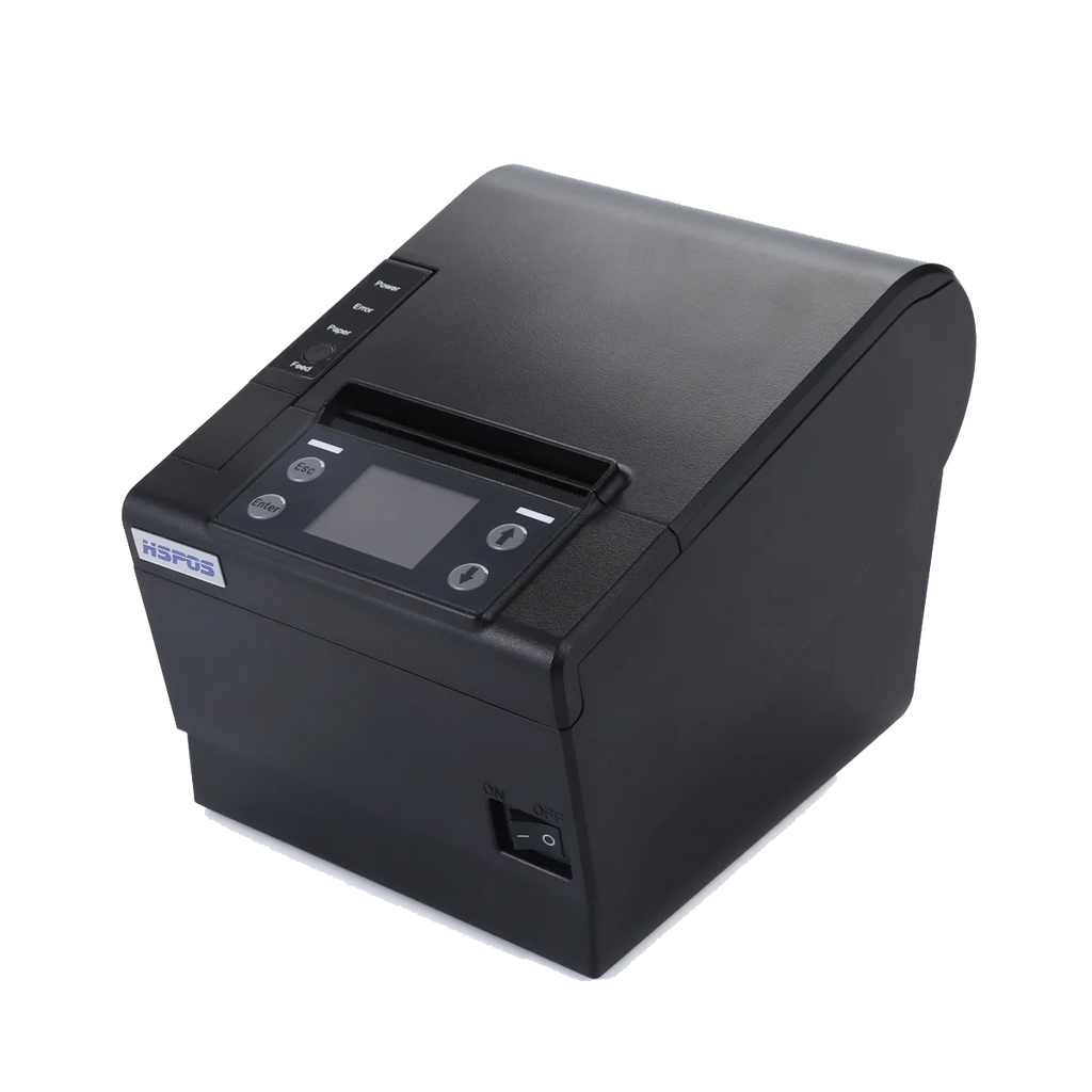 HSPOS 80MM Thermal Receipt POS Printer USB LAN WIFI Blue Tooth Wireless MQTT Cloud Printer for Restaurant