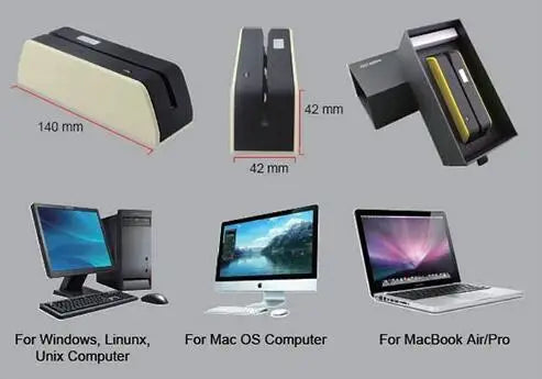 Factory Promotion Msrx6 USB HiCo Loco All 3 Tracks Magnetic Card Reader Writer Shipping in 24 Hours