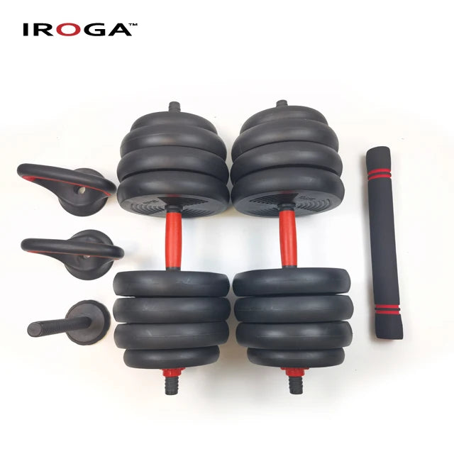 Cheap Price 6in1 Adjustable Cement Dumbbell Kettlebell Barbells Set 15kg-50kg Unisex Weight Lifting Durable