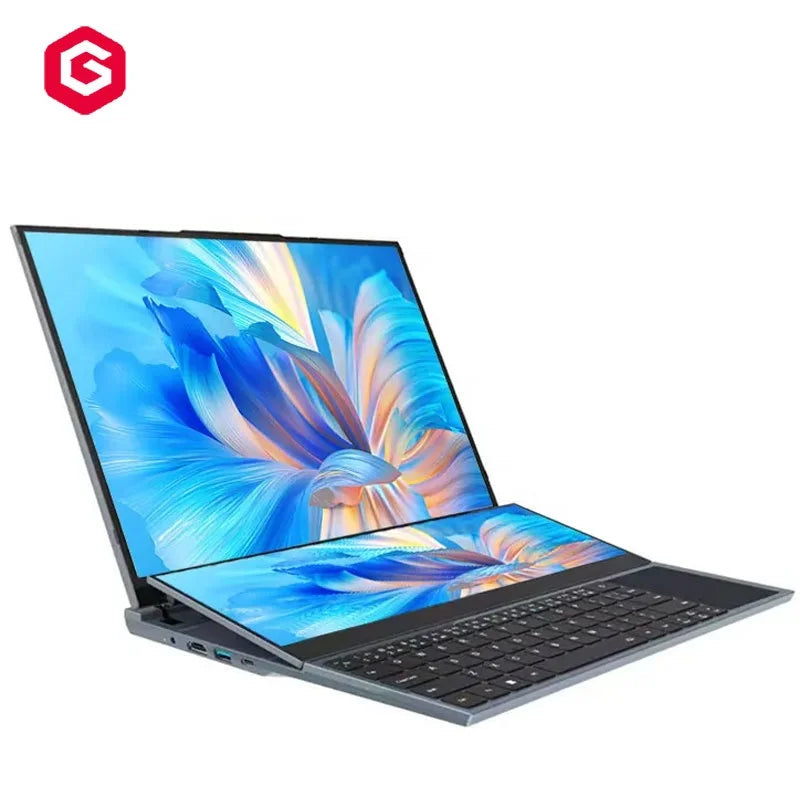 Core I7-9850H Win11 UHD Graphics 16inch Double Screen Laptops DDR4 16GB SSD 256GB Laptop Netbook