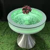 Modern Led Light Round Water Bubble Tabletop Dining Table Set