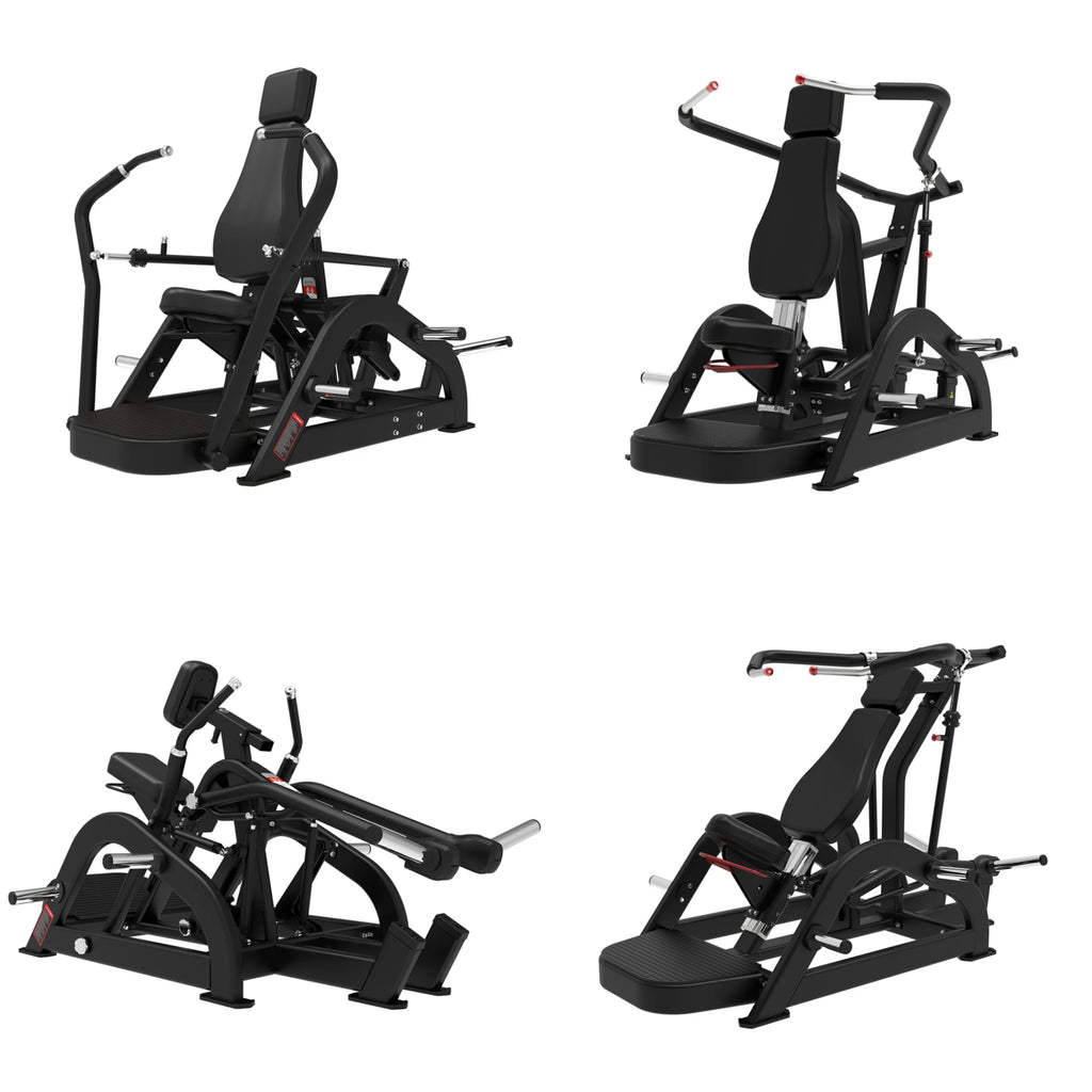 Commercial Bodybuilding Workout Gym Equipment Plate Loaded Strength Training Shoulder Press Machine Safety Durable Adjustable