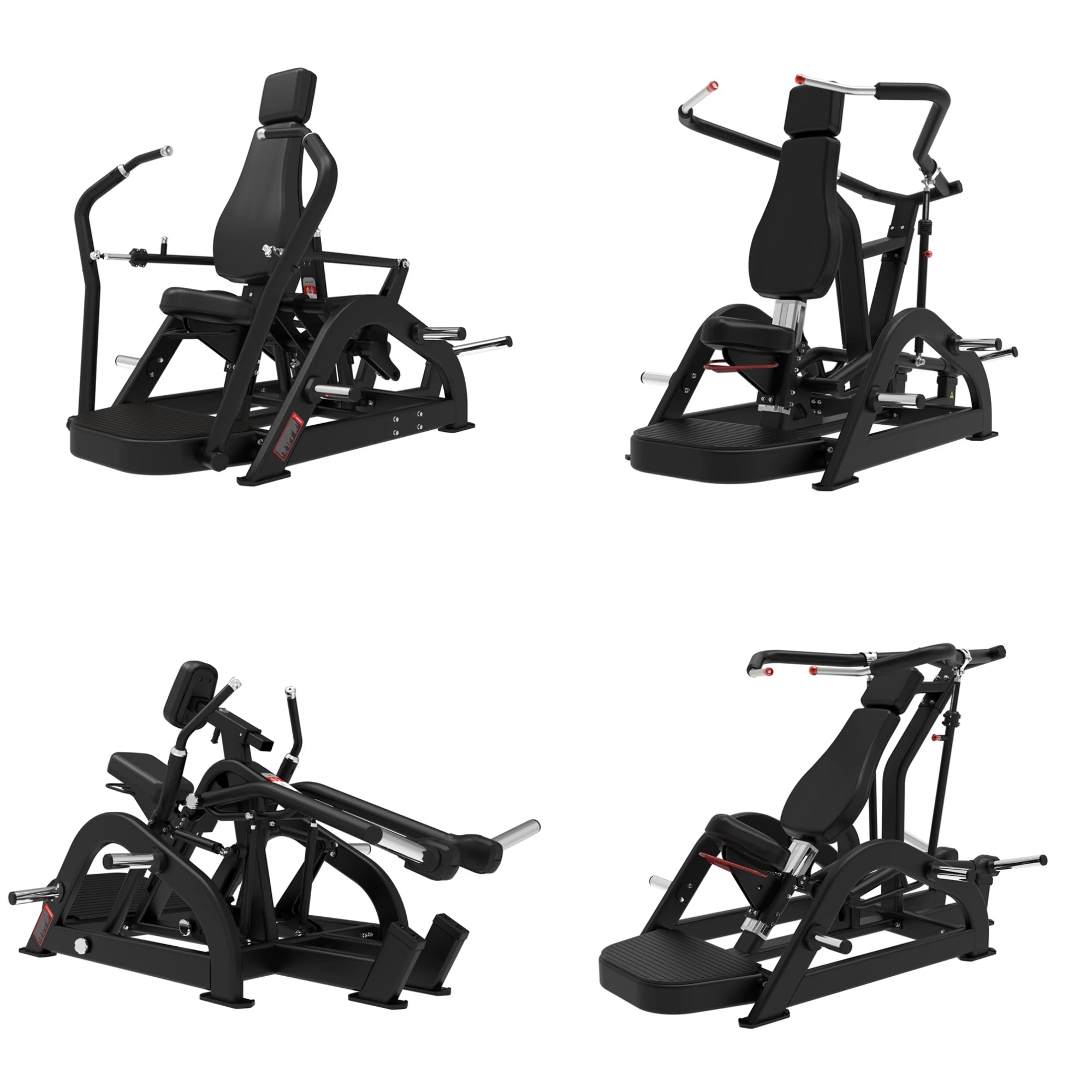 Commercial Bodybuilding Workout Gym Equipment Plate Loaded Strength Training Shoulder Press Machine Safety Durable Adjustable