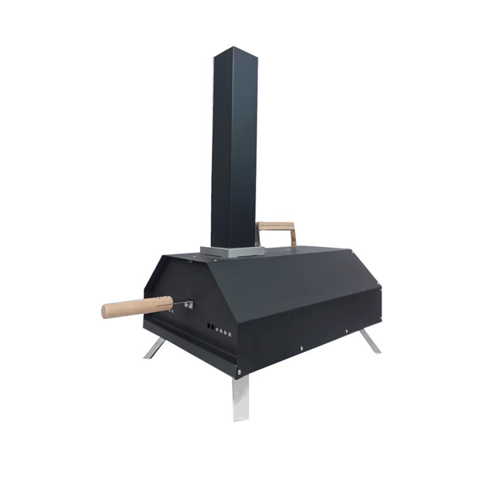 High Quality Modern Design Wood Pellet Pizza Oven Steel Construction Powder Coated Iron Outdoor Charcoal Grill Promotional Offer