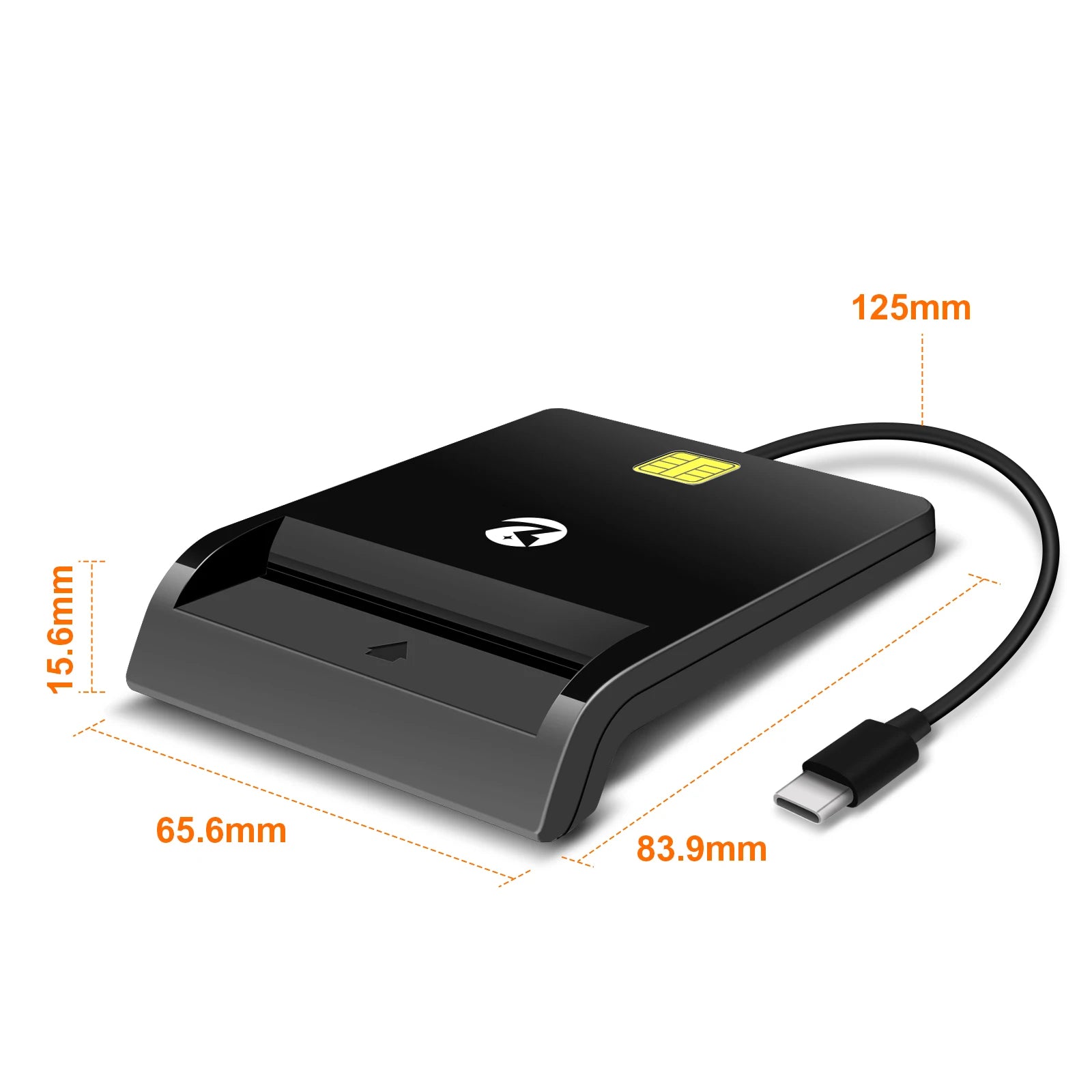 ZOWEETEK OTG Mobile ATM Bank Credit Card Reader Payment ISO 7816 EMV CAC ID IC Chip Card Reader Writer Type C Smart Card Readers