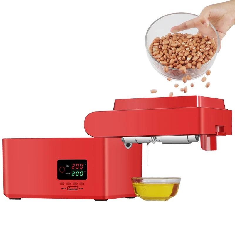 RG-108 Small Scale Sesame Rape Sunflower Flax Mustard Seeds Oil Press Extracting Machine Edible Oil Expeller for Sale