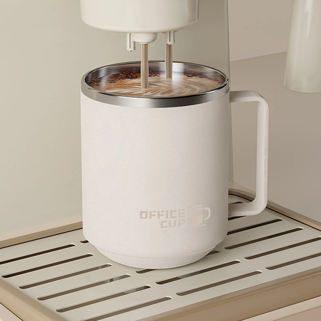 304 Stainless Steel Thermos Water Cup Portable Double-Layer Insulated Milk Coffee Mug With Handle Drinkware Sealed Drinking Cup