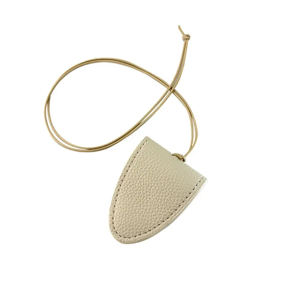 PU Leather Eyeglasses Storage Bag Pendant Hanging Neck Durable Sunglasses Pendant Clip Magnetic Simple