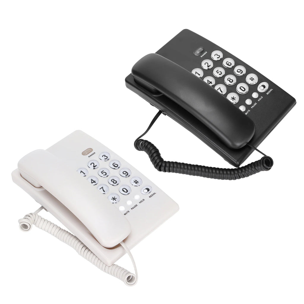 Wired Telephone KXT504 Desktop Wired Telephone with Large Multifunctional Keypad Suitable for Home and Hotel Use
