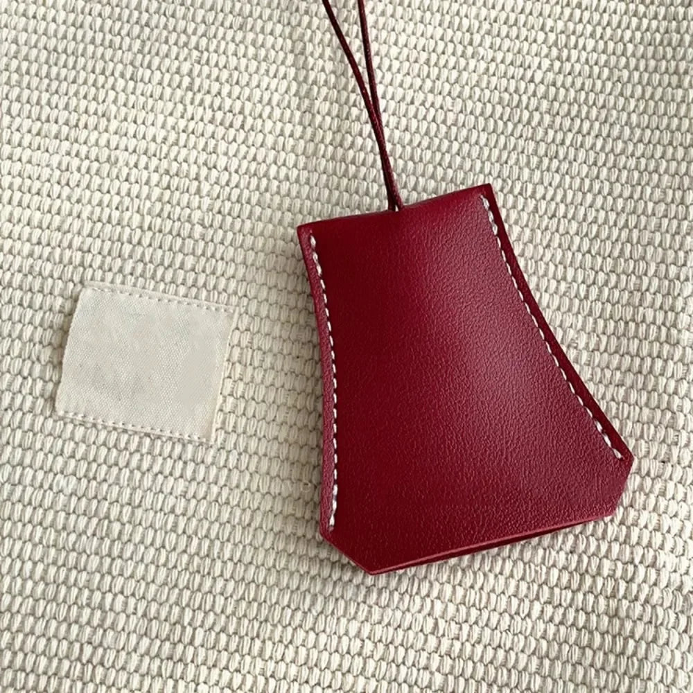 PU Leather Eyeglasses Storage Bag Pendant Hanging Neck Durable Sunglasses Pendant Clip Magnetic Simple