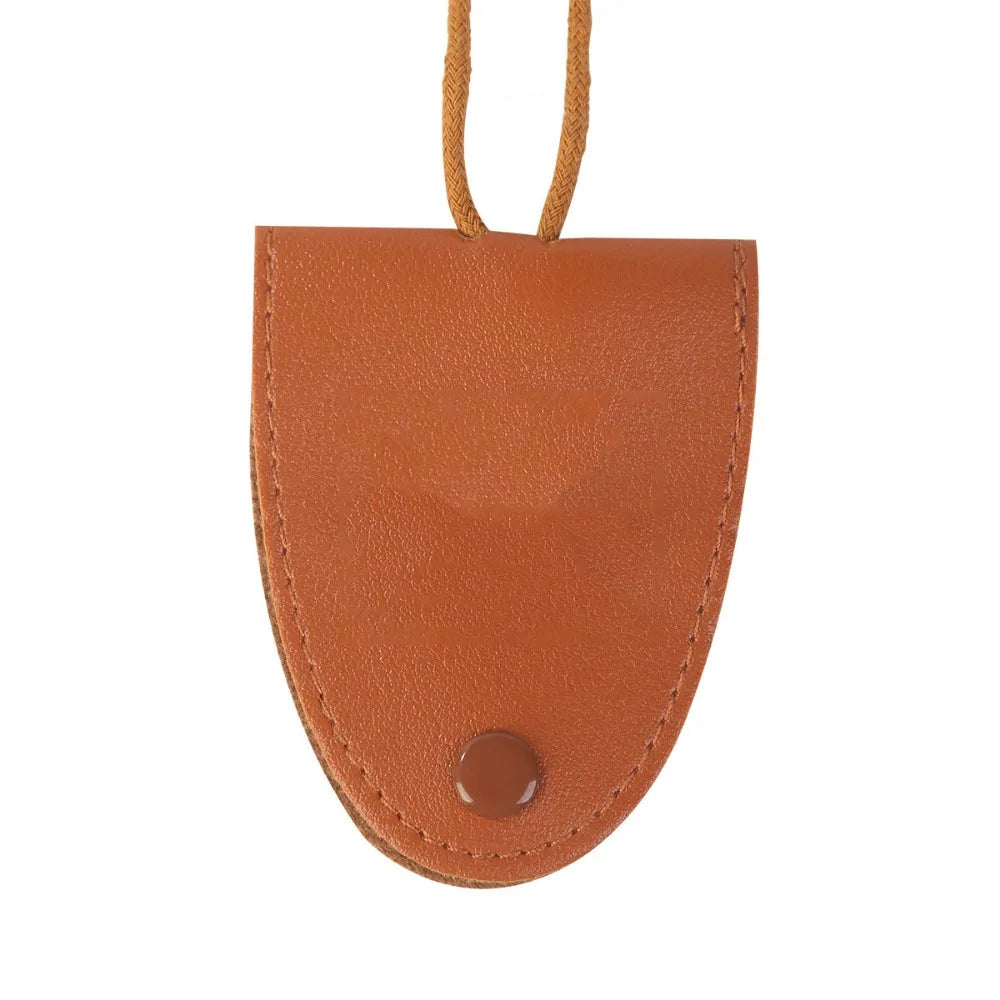 PU Leather Eyeglasses Storage Bag Pendant Hanging Neck Durable Sunglasses Pendant Clip Magnetic Simple