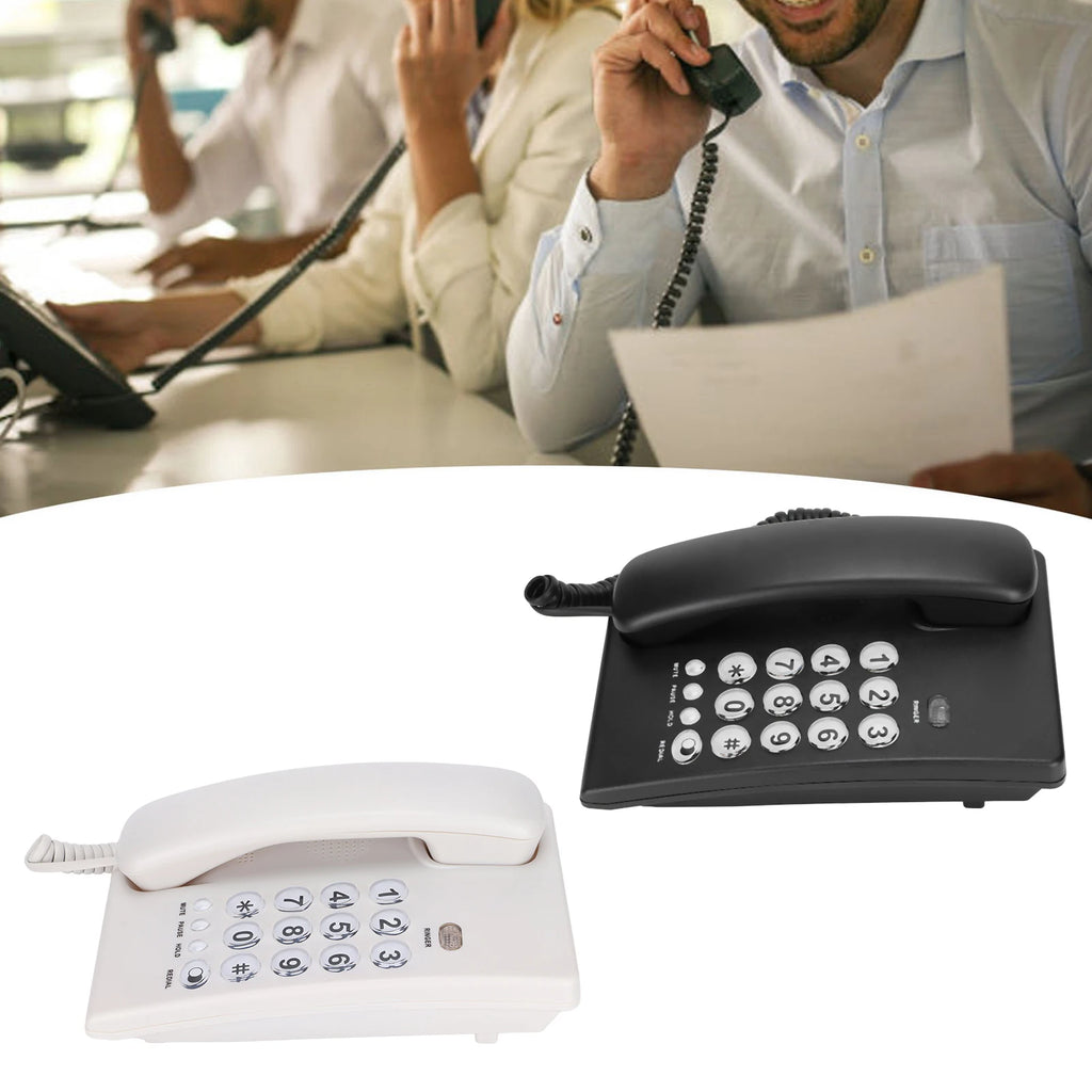 Wired Telephone KXT504 Desktop Wired Telephone with Large Multifunctional Keypad Suitable for Home and Hotel Use