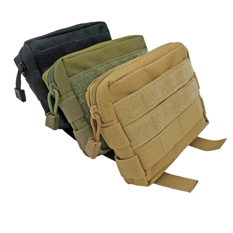 1/3PCS Molle Utility EDC Waist Bag Tactical Pouch,Sports Fanny Bag,Belt Pouch Outdoor Sports Hunting Bag